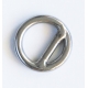 Anneau en inox avec passant